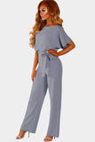 Oh So Glam Belted Wide Leg Jumpsuit