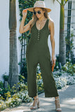 Pocketed Thermal Sleeveless Jumpsuit