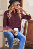 Geometric Textured Button Shirt