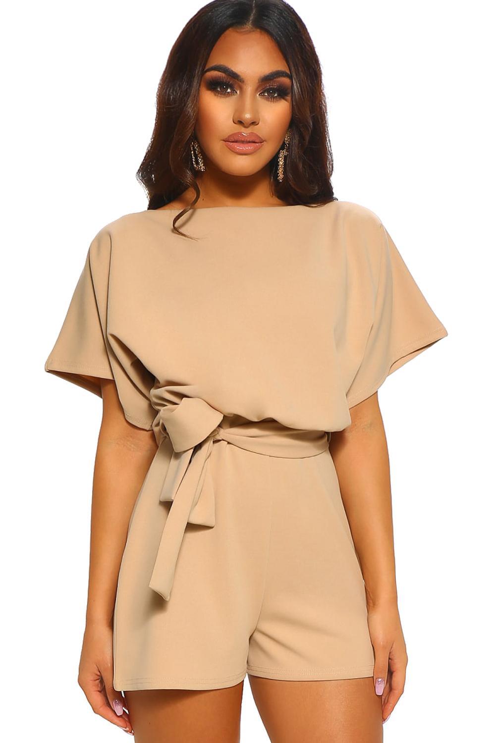 Over The Top Belted Playsuit