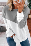 Patchwork Dropped Shoulder Sweatshirt