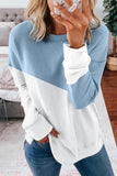 Patchwork Dropped Shoulder Sweatshirt