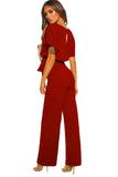 Oh So Glam Belted Wide Leg Jumpsuit