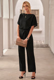 Oh So Glam Belted Wide Leg Jumpsuit