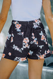 Print Drawstring Casual Elastic Waist Pocketed Shorts