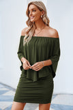 Multiple Dressing Layered Mini Poncho Dress