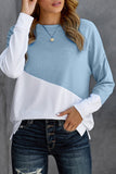 Patchwork Dropped Shoulder Sweatshirt