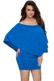 Multiple Dressing Layered Mini Poncho Dress