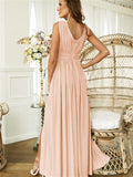 Crochet V Neck Sleeveless Ruched High Waist Maxi Dress